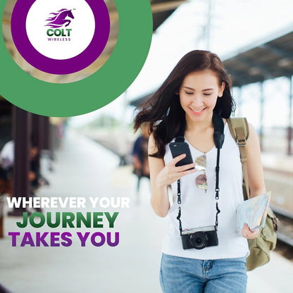 Colt Wireless 30-Day eSIM Talk and SMS WiFi Calling and  U.S. Phone Number - Bulk Discounts Available